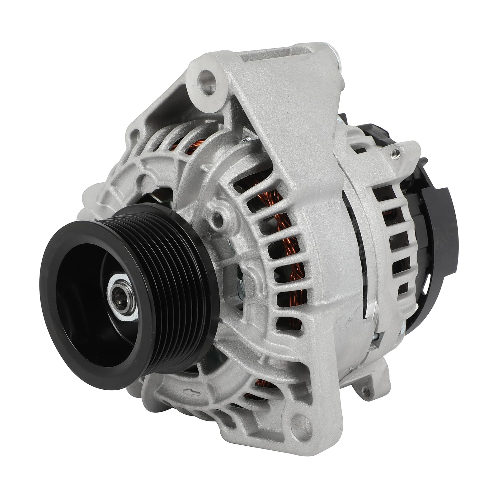 SCITOO Alternator Fits for Mercedes-Benz for Medium/Heavy Truck Unitog U-300 4.3L - 4249cc Dsl 2000-2003 24V 80Amp CW S8 Pulley Class 12387N 1-2716-00BO A0121541002 A012154100280 860807 434028