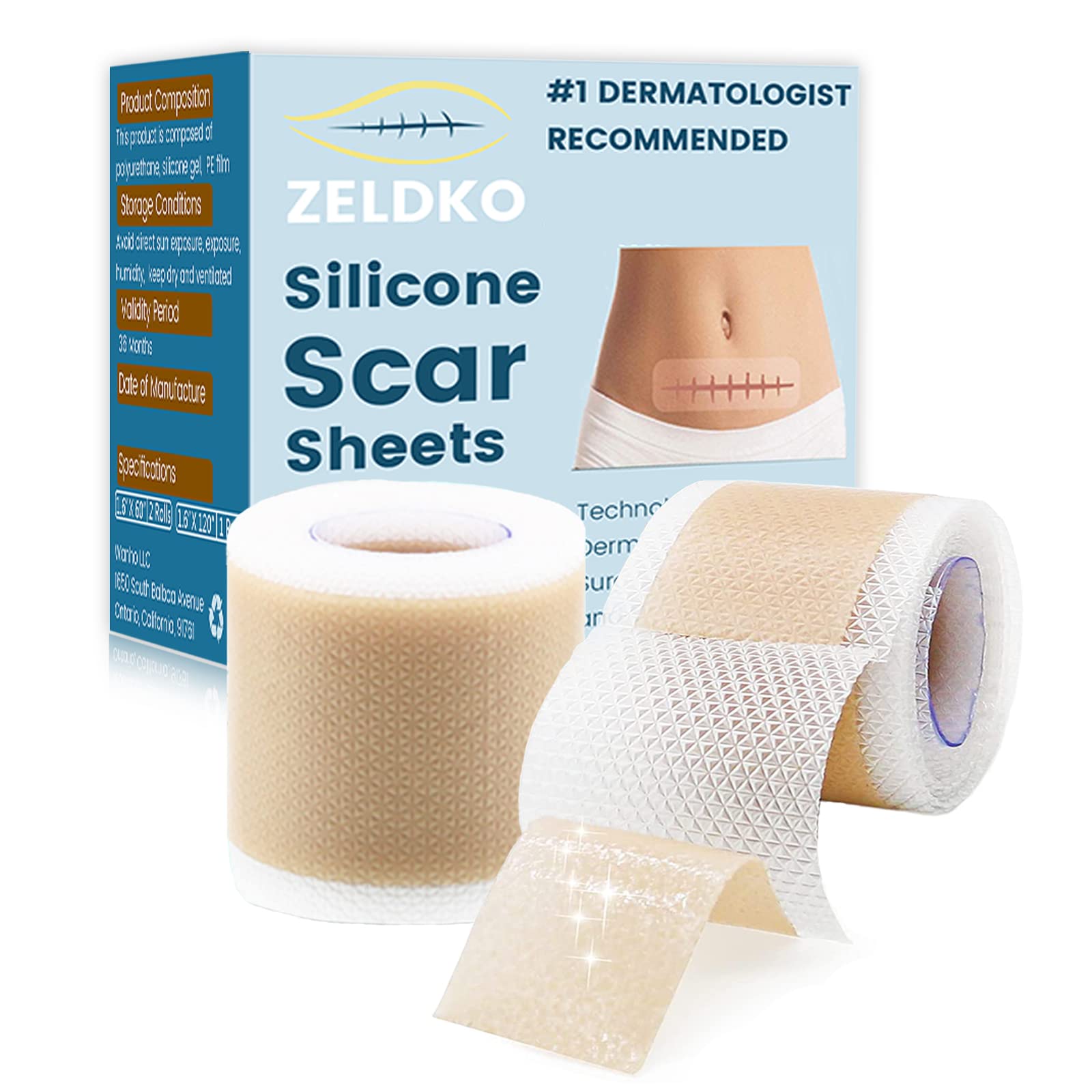 Buy 2 Rolls Silicone Sheets, MedicalGrade Silicone Tape for Care, s Strips for Surgical s