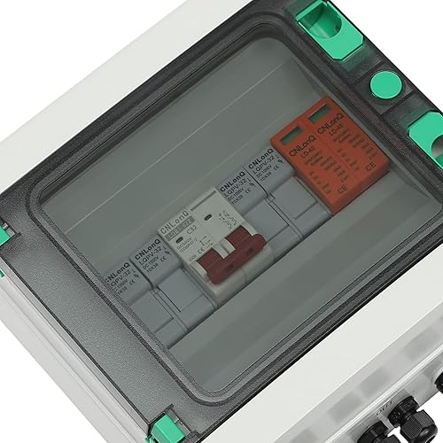 Miniatura 9 de Caja combinadora fotovoltaica, caja combinada solar de 2 cuerdas con fusible de corriente de 32 A, dispositivo de protección contra sobretensiones