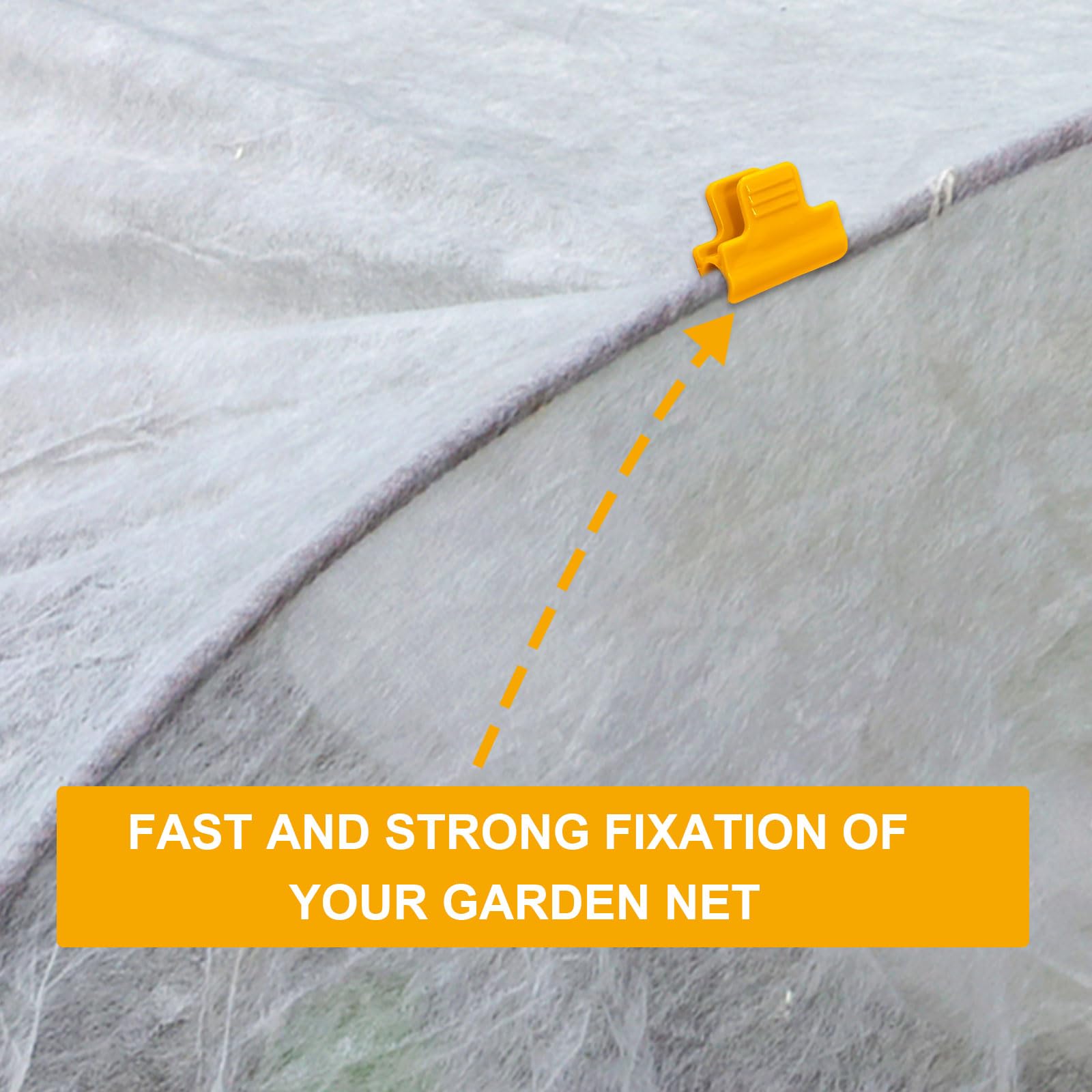 Clip Per Rete Serra - 30 Pezzi Per Fissare Teli E Membrane, Diametro Tubo 11 Mm - Foto 8