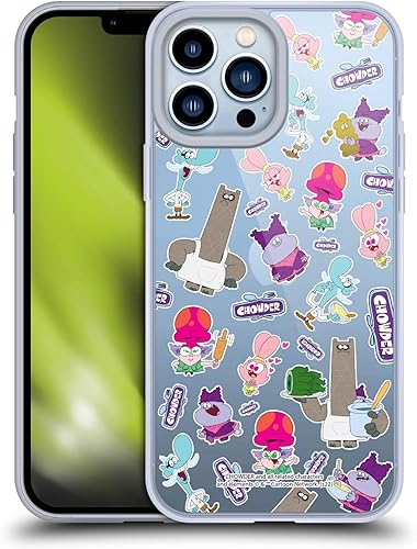 Head Case Designs Chowder con licencia oficial funda de gel con diseño de serie animada protección de grado militar compatible con Apple iPhone 13