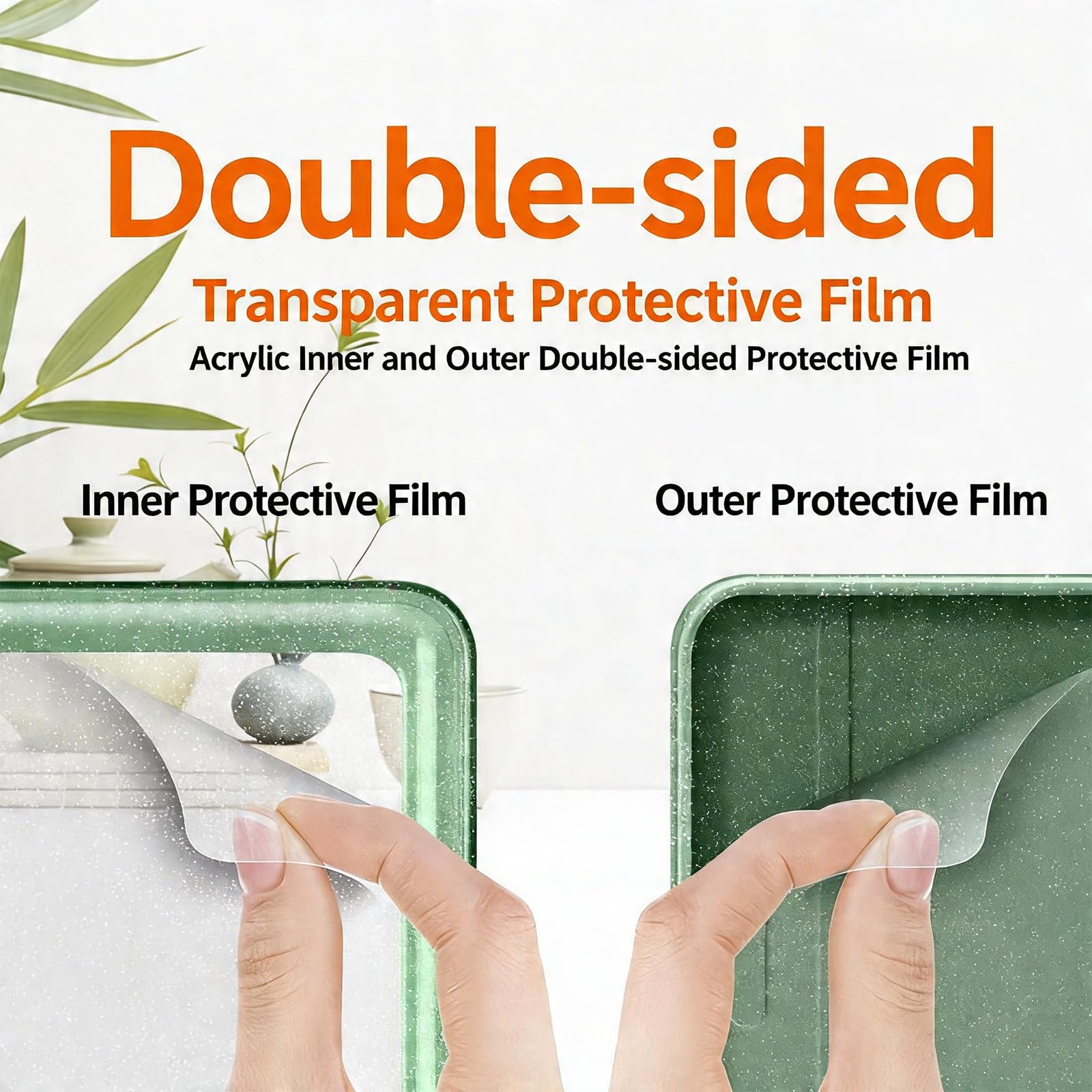 Funda protectora brillante para lector electrónico de 7 pulgadas, función de encendido y apagado automático, funda acrílica transparente para cubierta de libros electrónicos
