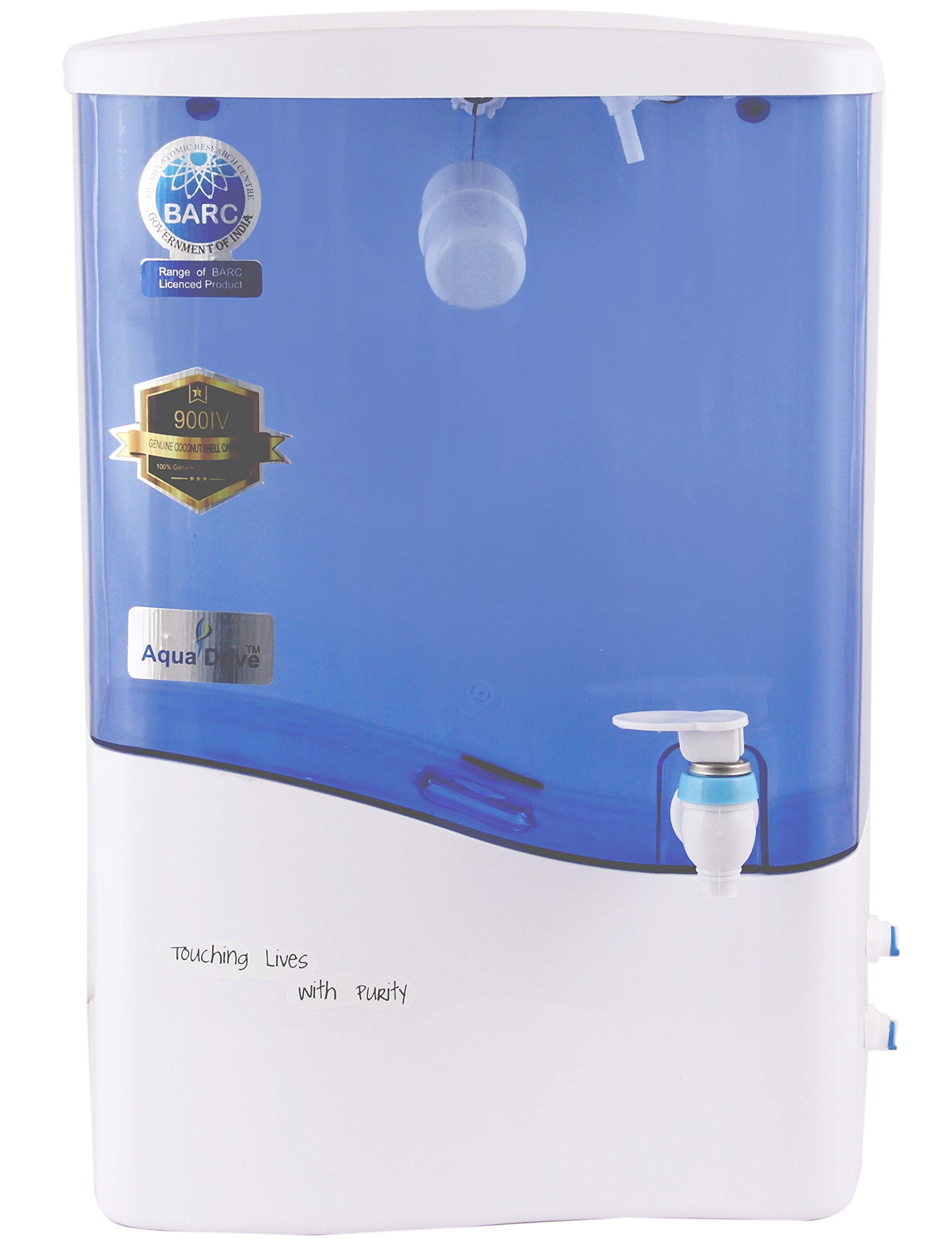 AQUA DOVE Compact Water Purifier with RO High TDS Technology for Home, 5 Stage, 7 Ltr Storage