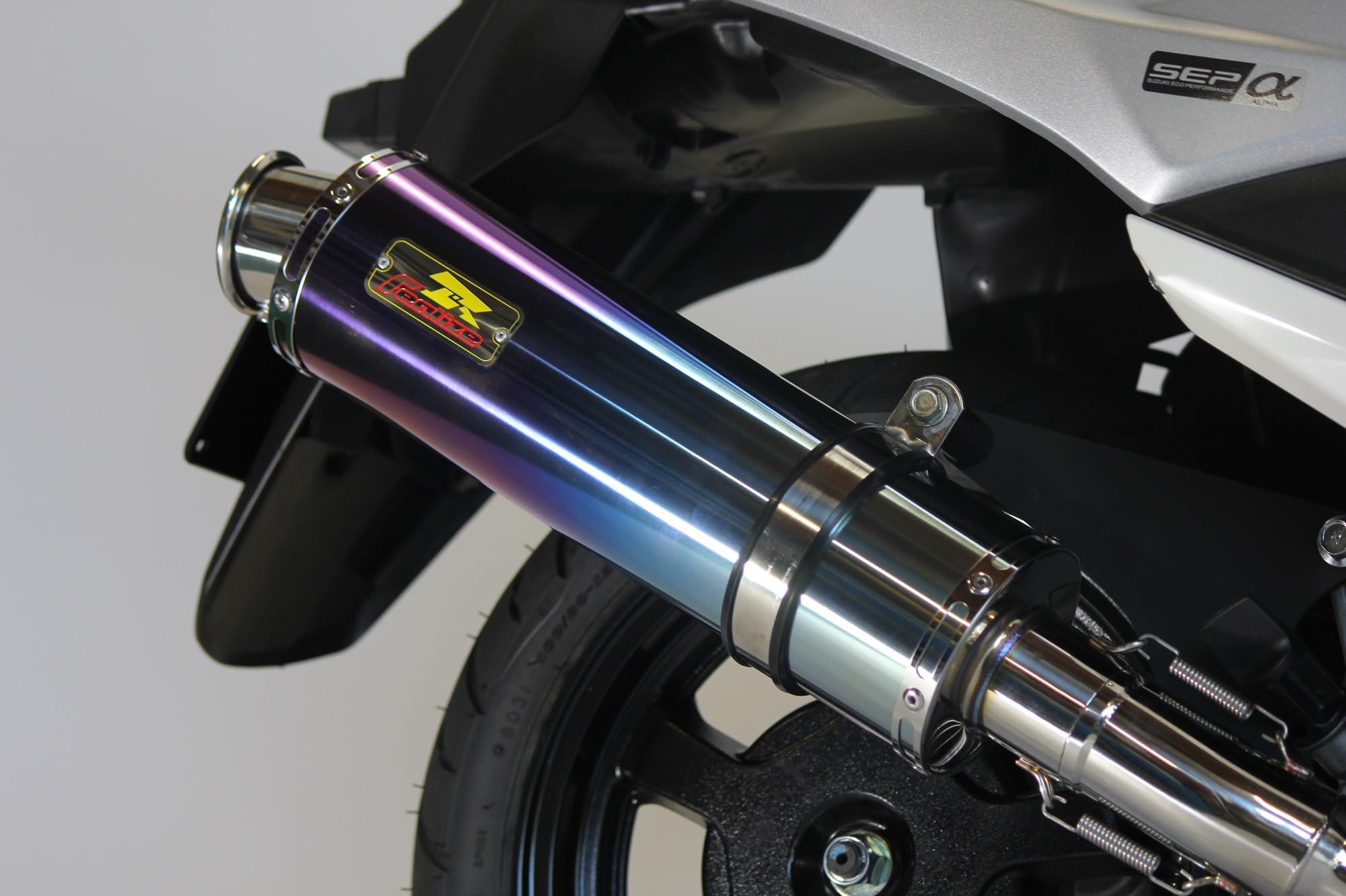 Amazon.co.jp: Realize Bergman Street 125EX Motorcycle Muffler, 8BJ 