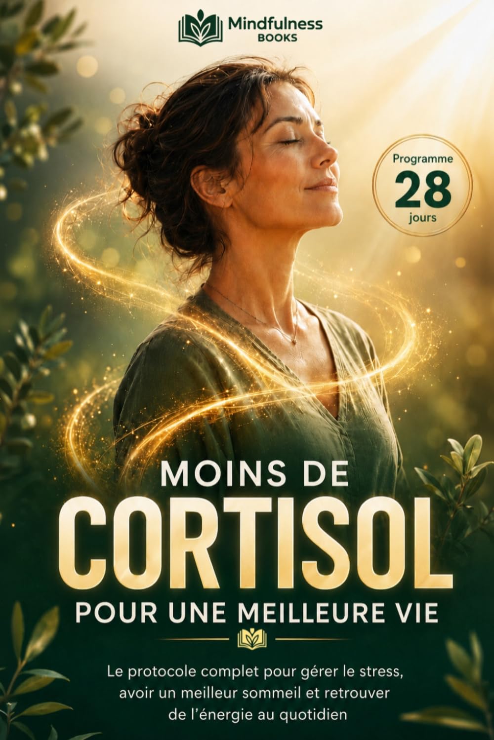 Moins de cortisol pour une meilleure vie: Le protocole complet pour gérer le stress, avoir un meilleur sommeil et retrouver de l’énergie au quotidien