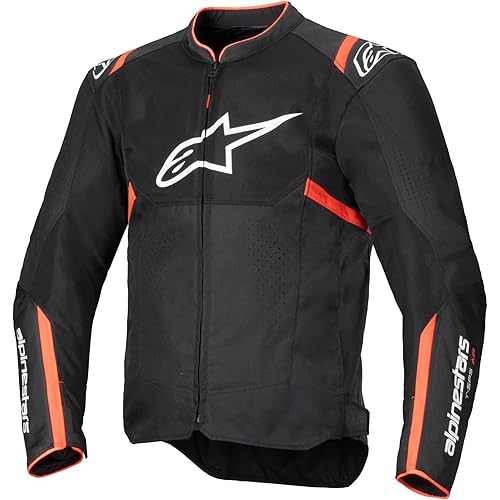 Alpinestars T SPS Air V2 Motorcycle Jacket Lightweight Mesh Ventilated, Sport Fit Tech Air