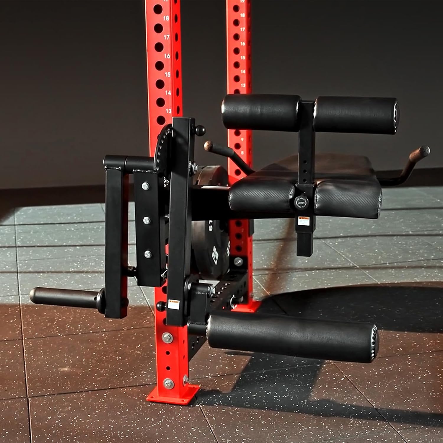 Mikolo Leg Curl and Extension Attachment for 3" x 3" Power Cage Rack Attachment Set,Home Gym Accessories