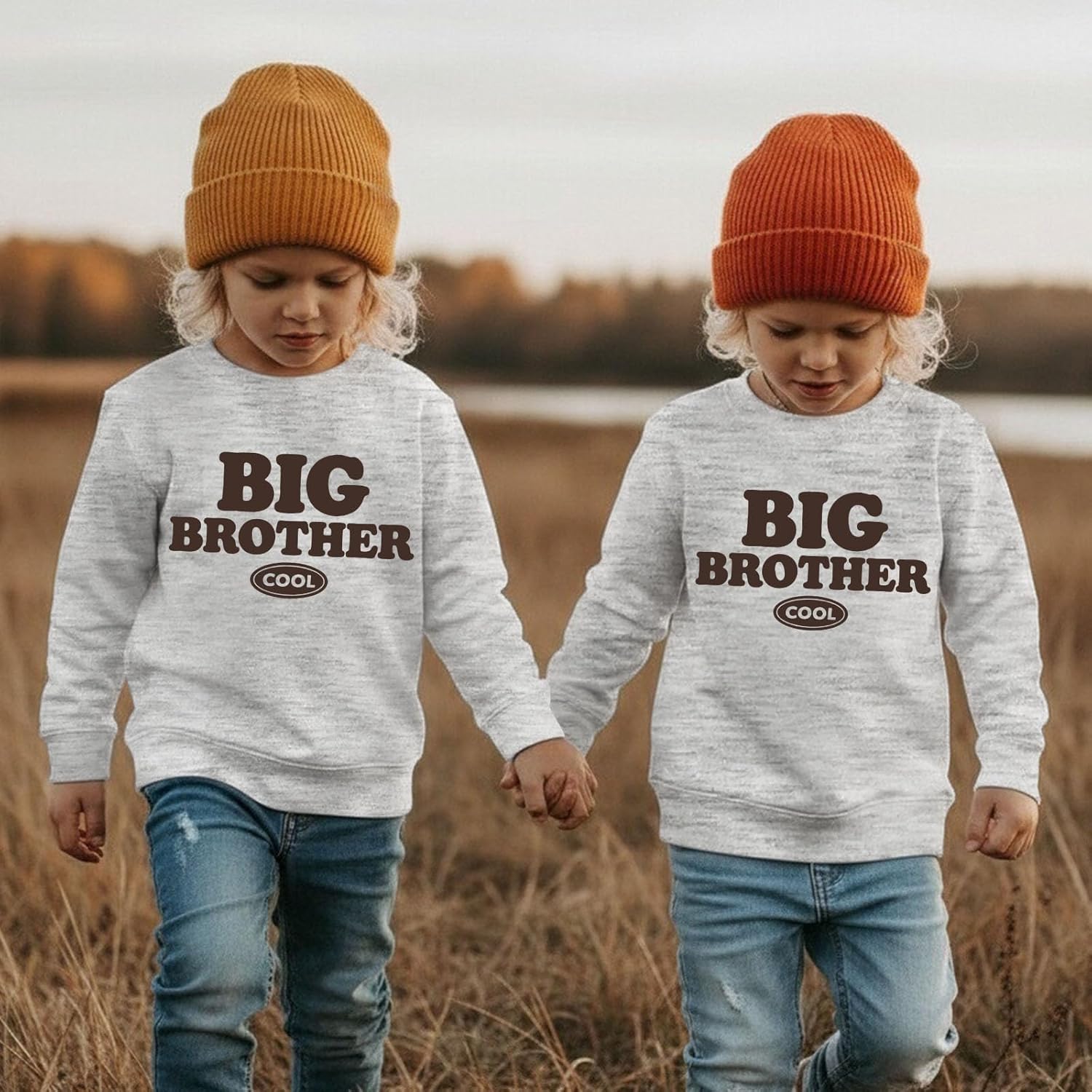 Toddler Boy Big Brother Sweatshirt Cool Big Bro Shirt Kid Announcement Crewneck Pullover Long Sleeve Tops Clothes - Image 2