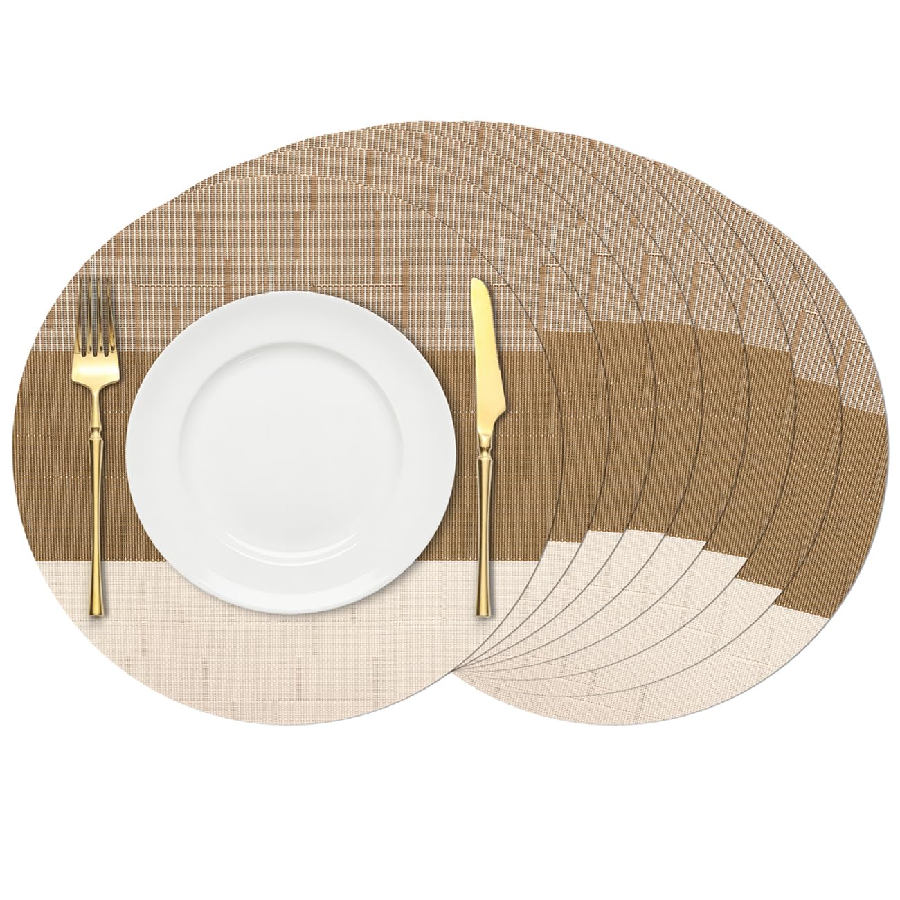 set de table rond 38cm lot de 8
