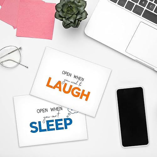 Miniatura 4 de 13 sobres abiertos cuando, sobre colorido, regalo para salir de casa, regalo para estudiantes universitarios amigos de larga distancia-XF-003