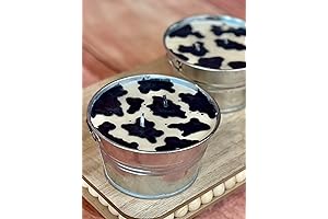 Charming Cow Print Candle: A Rural Delight for Your Senses