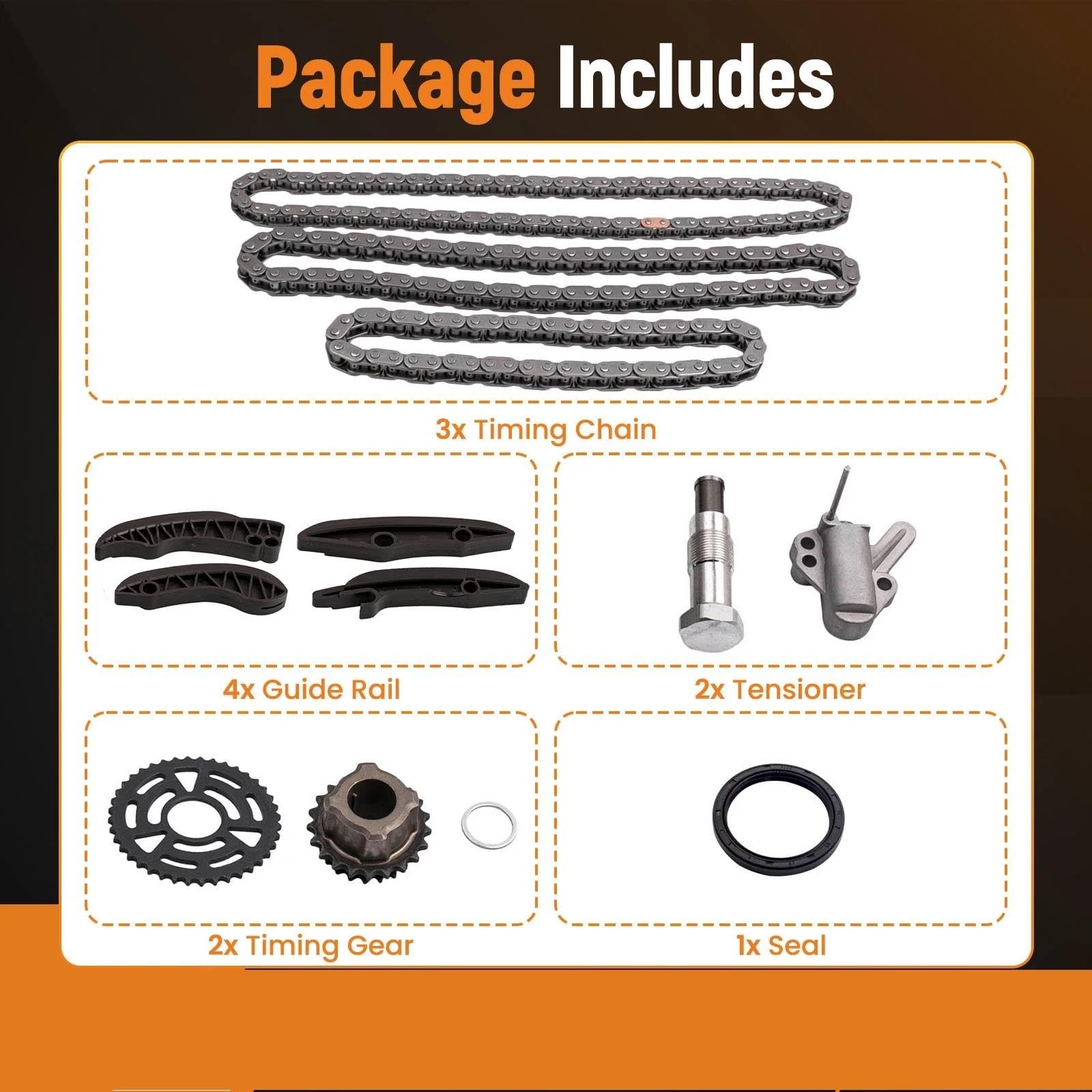 Kit Herramientas Bloqueo Cadena Distribución Árbol Levas Para N47/N57 1.6 2.0 Para N47 D20. N47D20A N47D20C MOTOR 11318509926 Piñón cadena