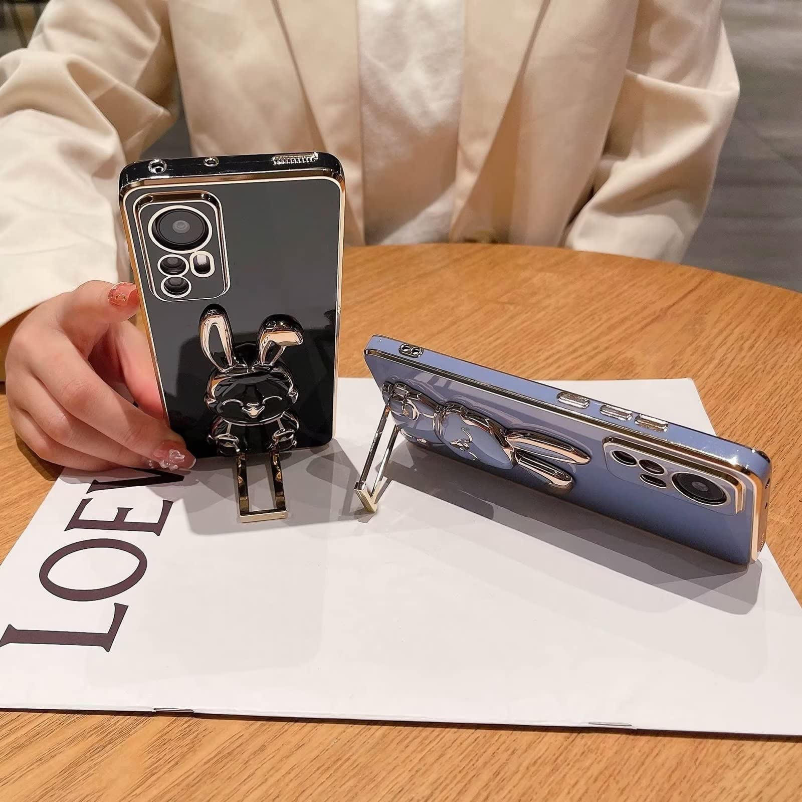 Didan Nadoli per Xiaomi Redmi Note 10 5G Coniglio Nascosto Cavalletto