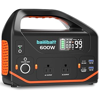 CTECHi Portable Power Station 320Wh, LifePO4 Battery for Camping, Solar Powered Generators for Home Use, 240W Emergency Battery Backup Power Supply for Outdoor Travel, Camping and CPAP