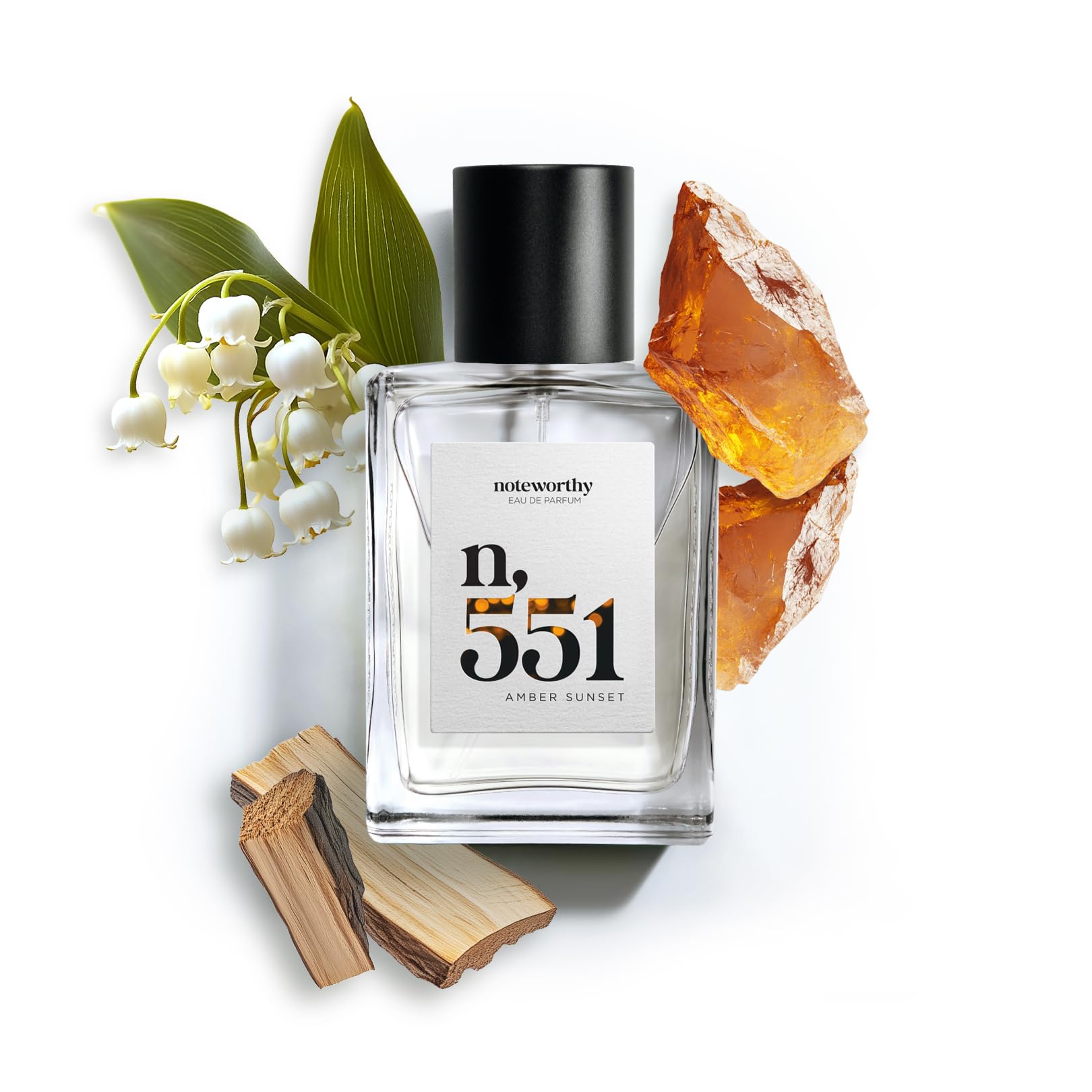 Amazon.com : Noteworthy n,551 Amber Sunset Eau De Parfum – Lily of