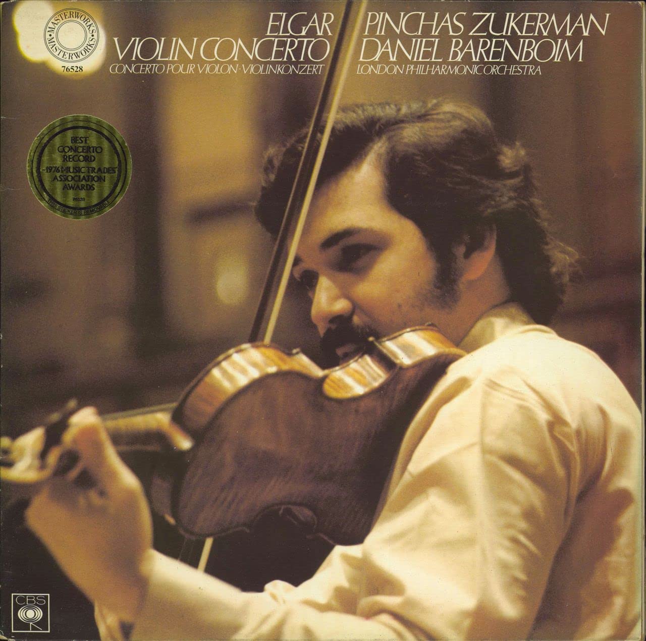 Disque Elgar Violin Concerto HMV Greensleeve édition originale UK de 1966