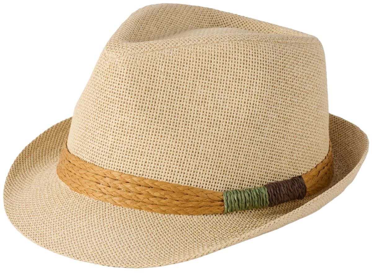 Failsworth Faro Paper Straw Trilby Hat - Natural, Medium (57cm)