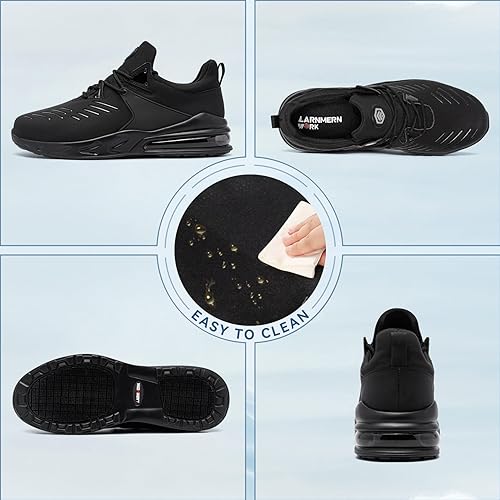 Scarpe Antinfortunistiche Donna LARNMERN | Punta Acciaio 200J | Leggere E Traspiranti