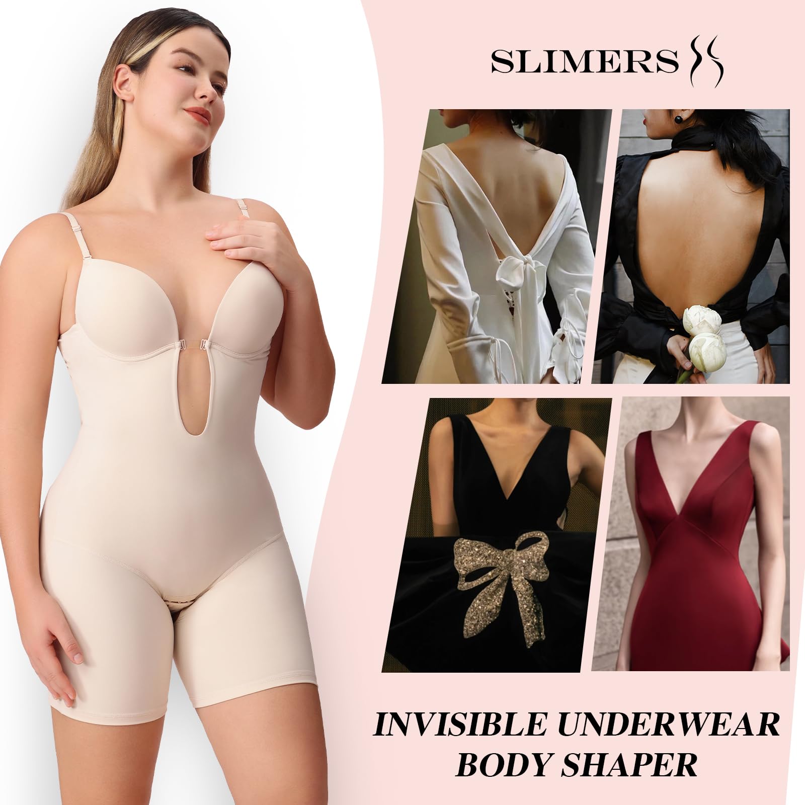 Slimers Kostium formujący figurę Kobiety Shapewear Bodysuits 0062