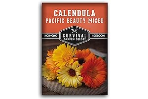 1 Packet Pacific Beauty Calendula Seeds for Your Colorful Organic Garden: Non-GMO...