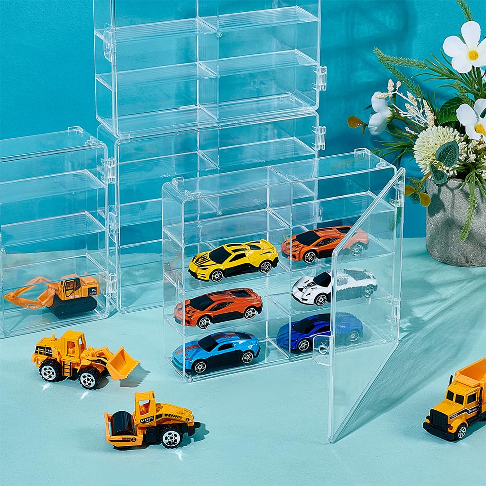 UNICRAFTALE 4 Pièces Boîtier Présentation pour Voiture Échelle 1/64