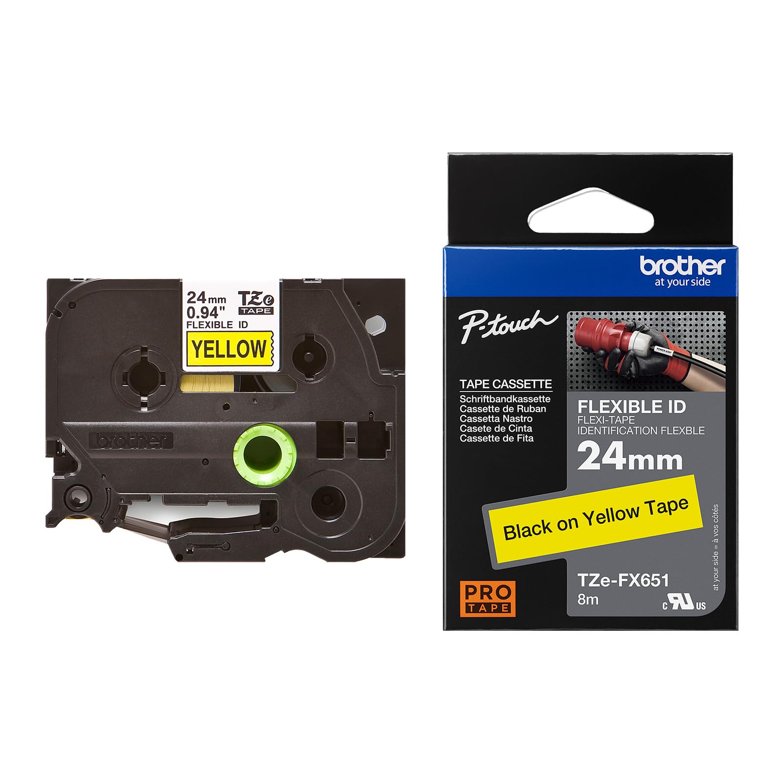 その他 tiezo Amazon.com: Brother Genuine P-Touch TZE-FX651 Tape, 1