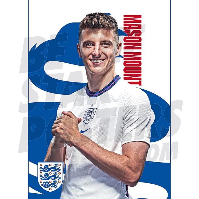 Buy Be The Star Posters England National Team Mason Mount 20/21 A3