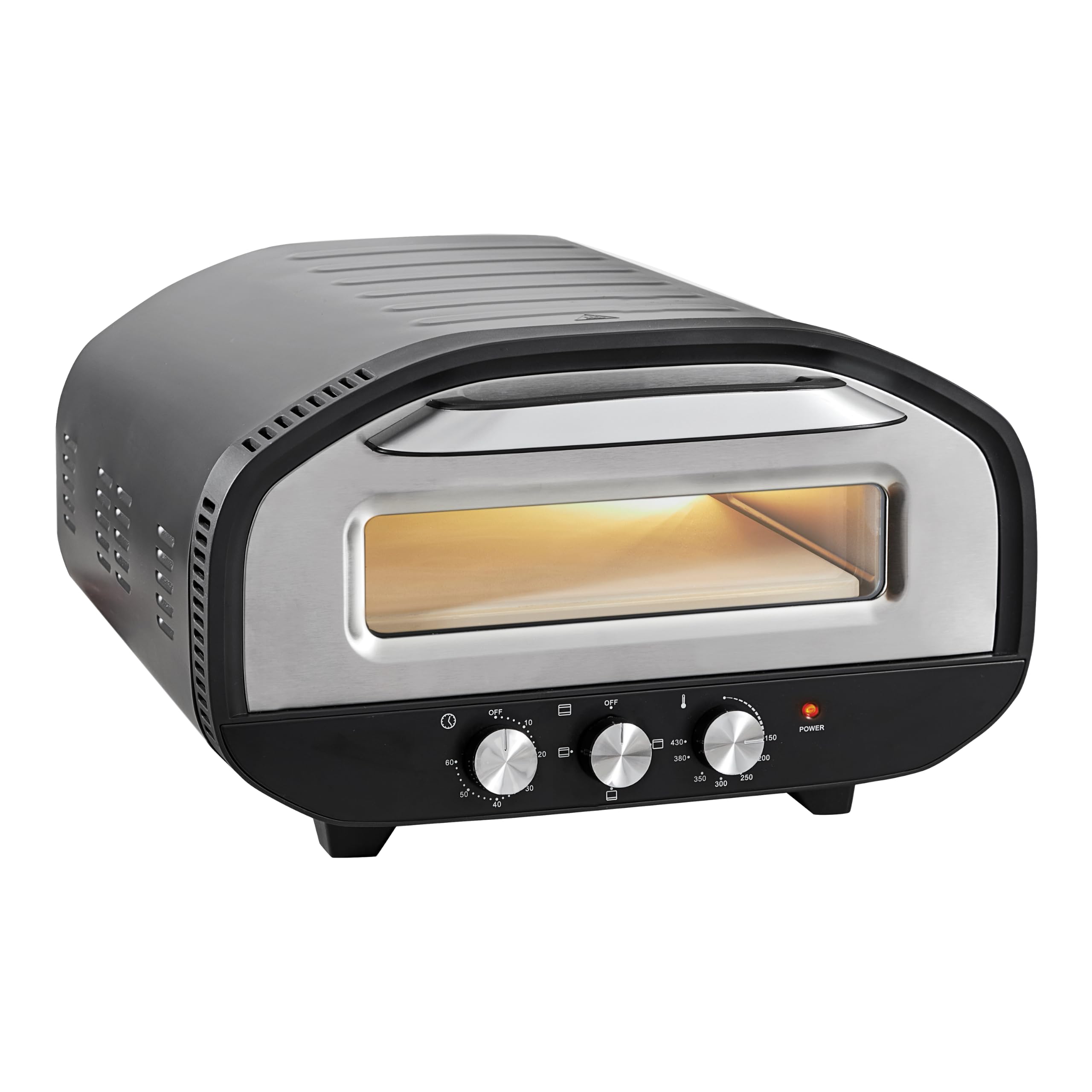 Blackmoor Indoor Electric Pizza Oven 12in Pizza Stone, Homecooked Pizza