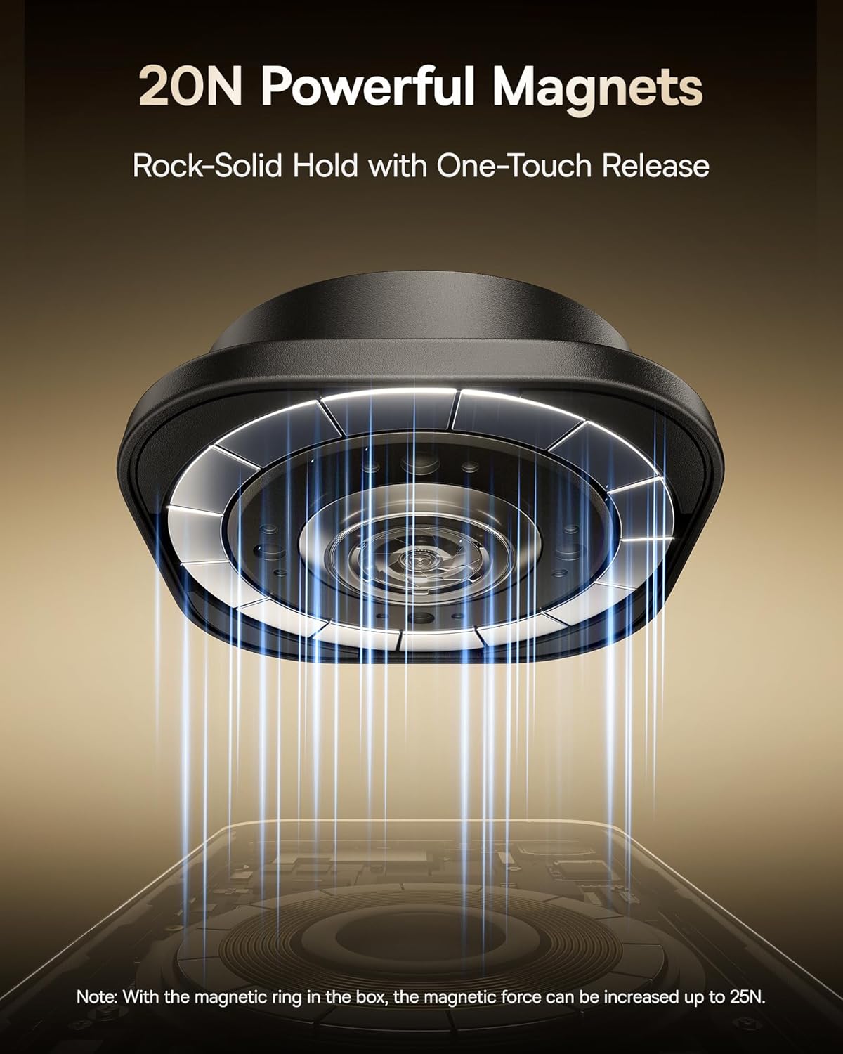 Powerful 20N Magnets for Secure Phone Hold