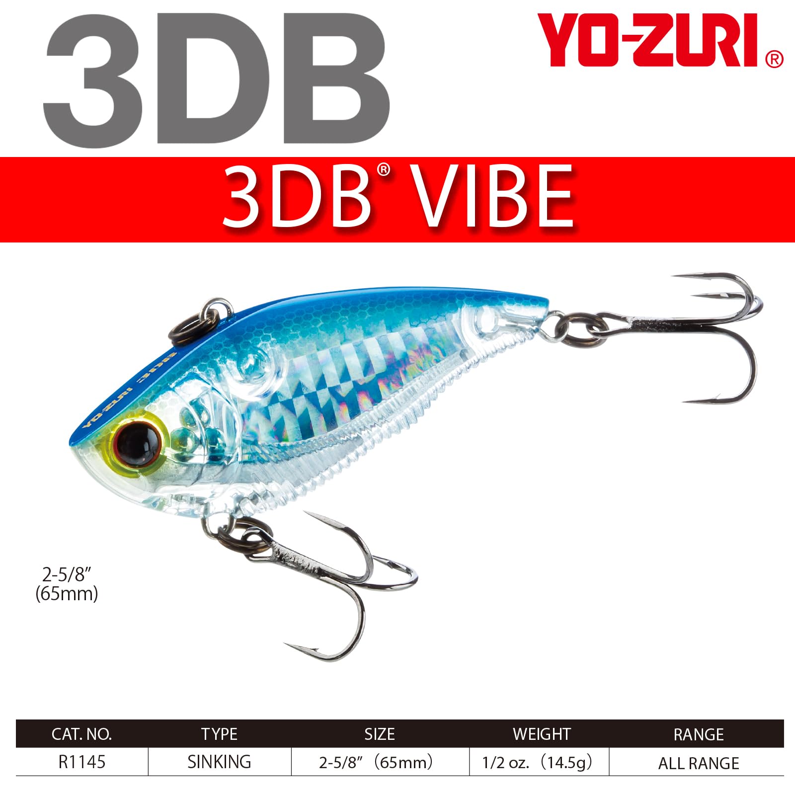 Yo-Zuri 3DB Vibe Przynęta do gryzienia