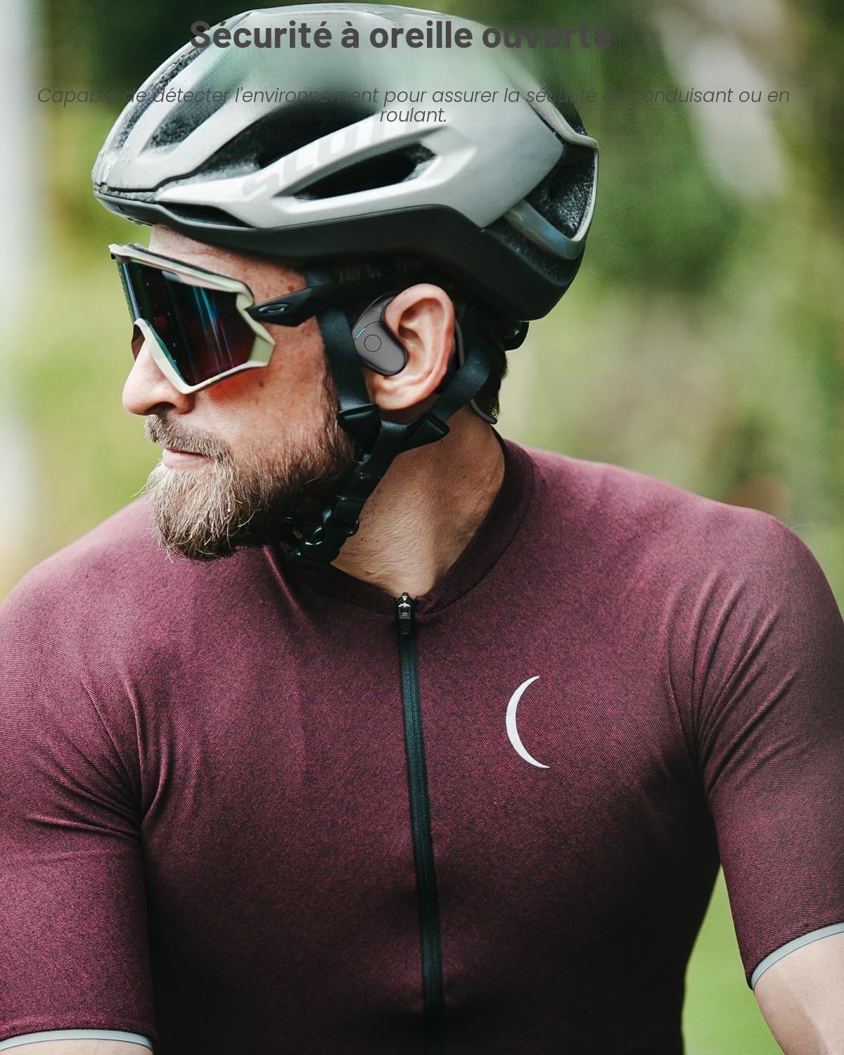 SANOTO Casque Conduction Osseuse, Ecouteurs Bluetooth sans Fil