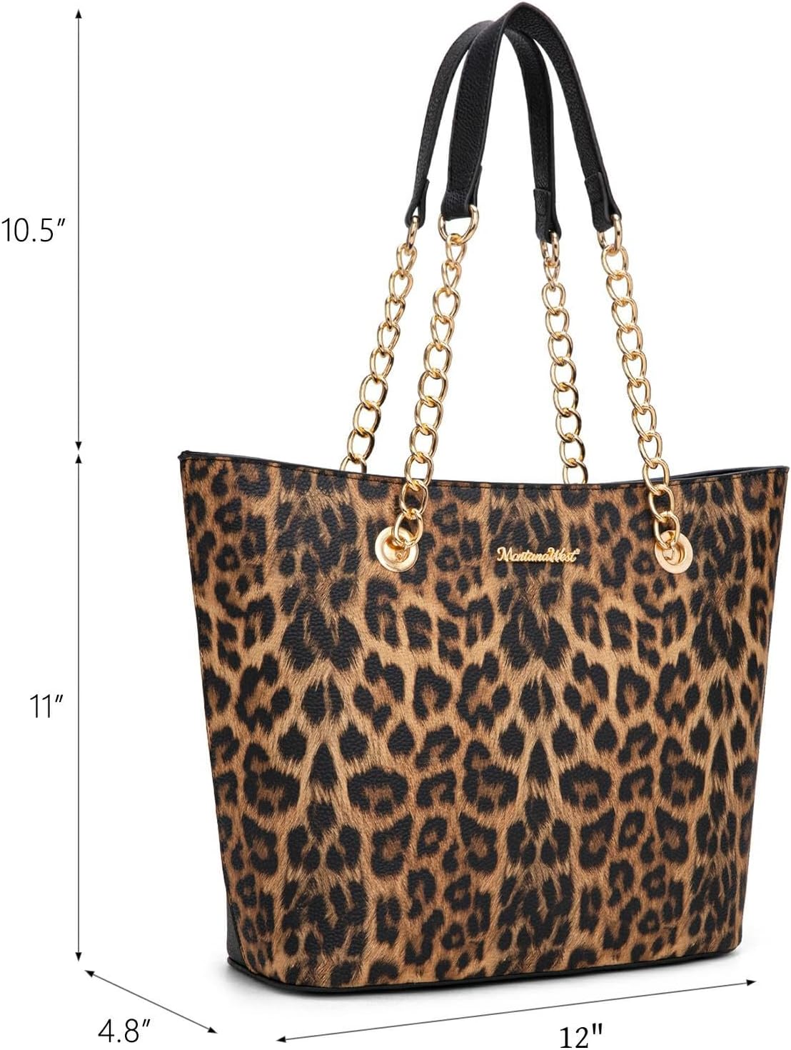 Montana West Tote Bag for Women Chain Top-handle Handbags - Image 3