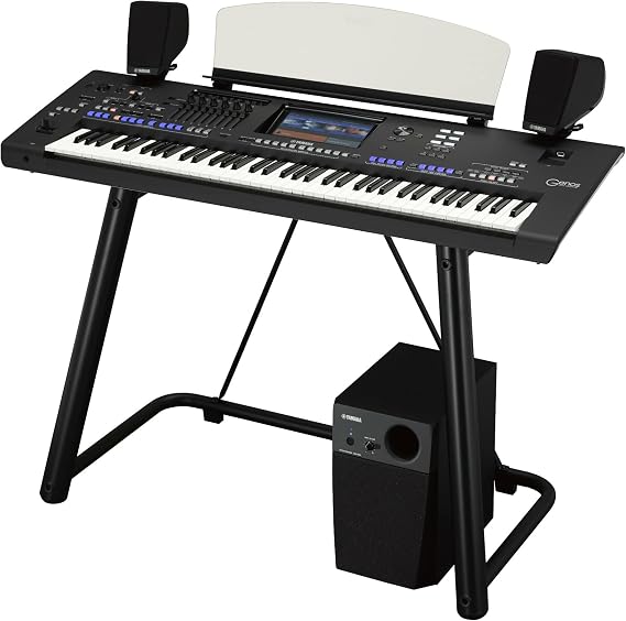 Yamaha GNSMS01 3-piece Speaker System for Genos Arranger Workstation Black