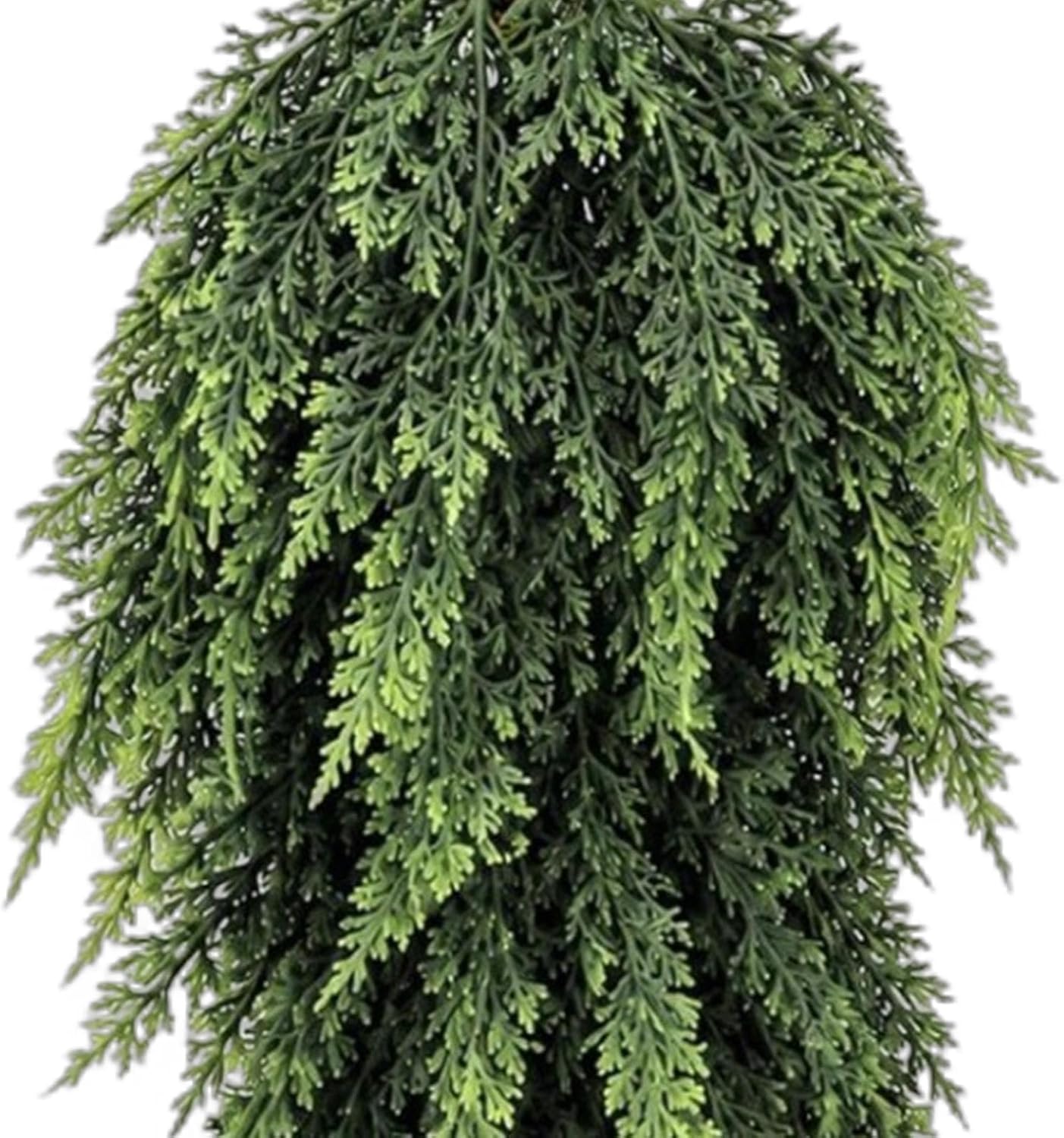 Artificial Christmas Teardrop Swag - 2-Piece Outdoor Green Festival Garland