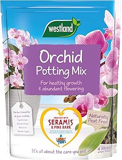 4L Orchid Potting Mix Compost Planting & Potting Mix Compost Gardening Soils for Outdoor and Indoor Planting, Small to Large Plants