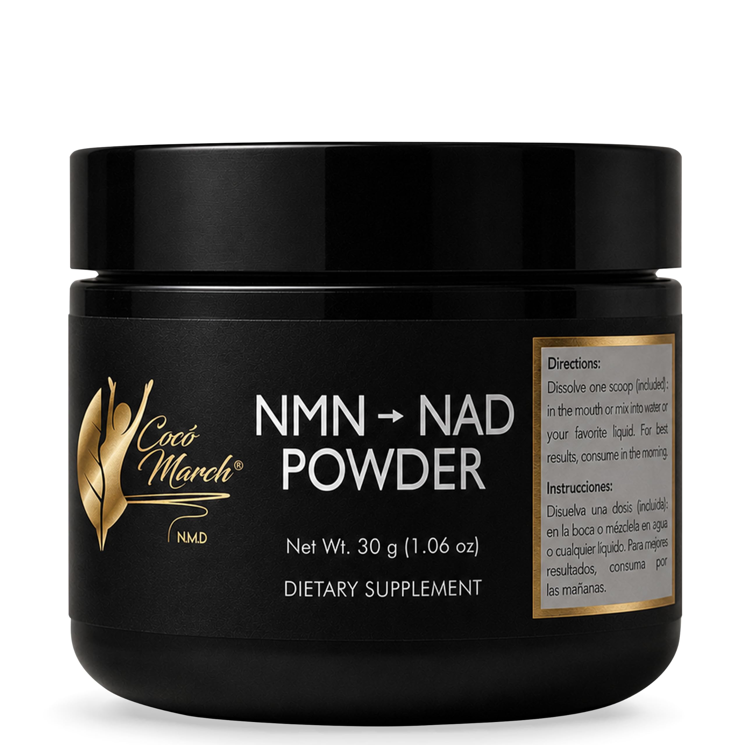 Cocó March NMN Supplement 30g | Pure NMN NAD Powder | 1.6 oz