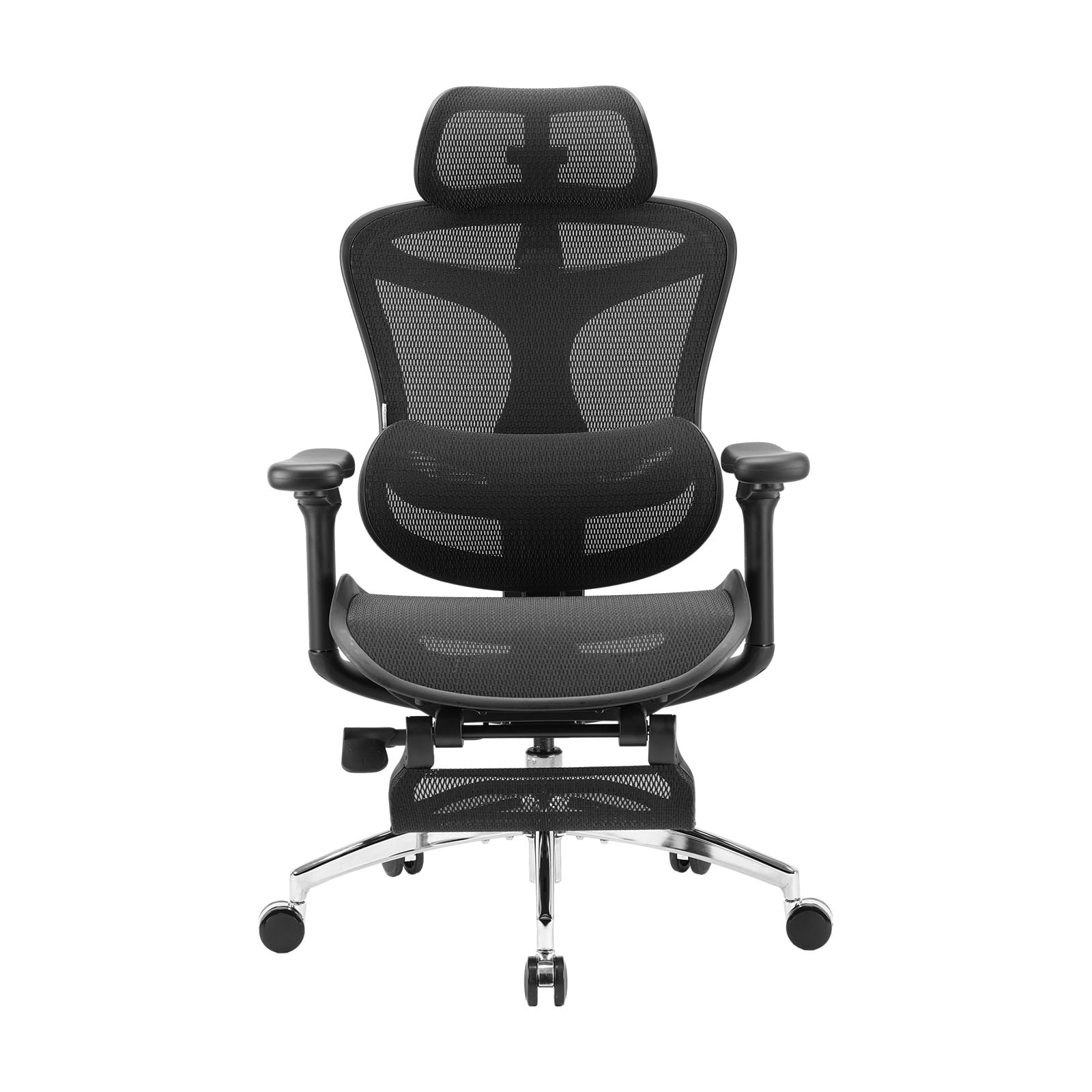 SIHOO DORO-C300L-A3-101-JT ergonomiczne krzesło biurowe z siatki, wysokie oparcie z podłokietnikami 7D