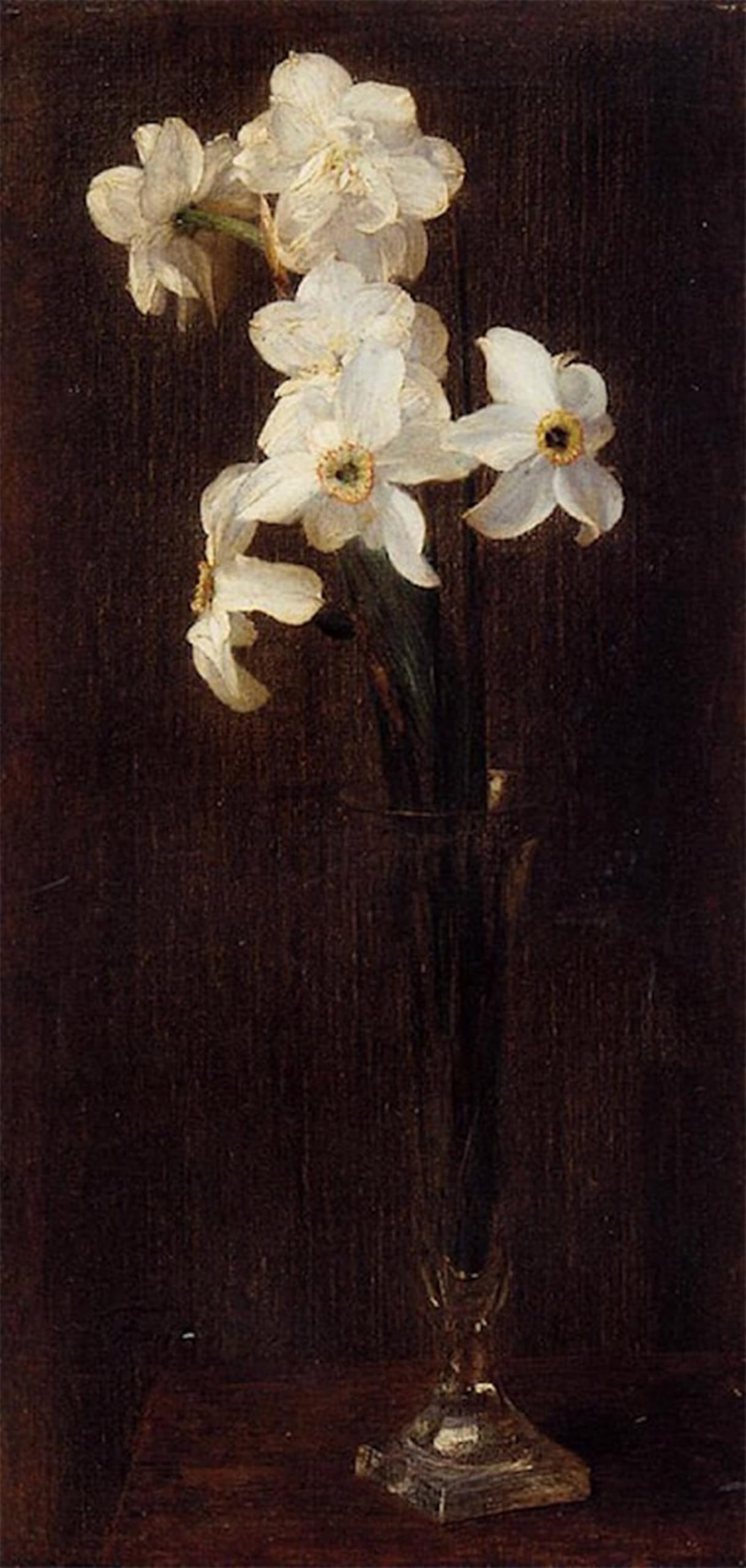 ARTXLXXBN Famous Print Painting Colorful Art Print Flowers by Henri Fantin-latour Canvas Art Decorations for Home Decor 60x90cm