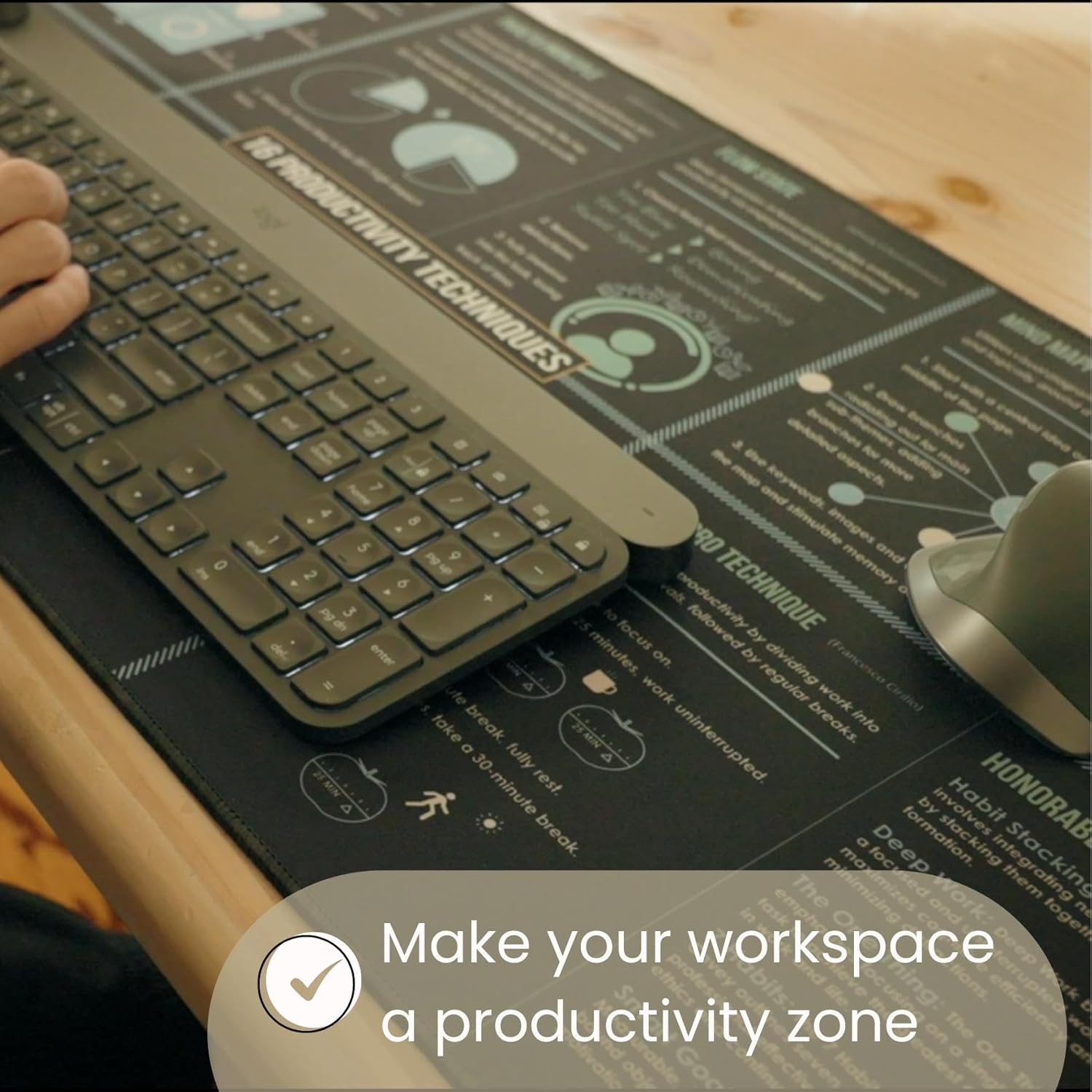 Another great deal on amazon: Office Desk Mat, Office Productivity Desk Pad, Large Mouse Pad. Desk Matt for Desktop, Executive Desk Pad, Desk Topper, Desk Cover Mat WFH Office Essentials 6