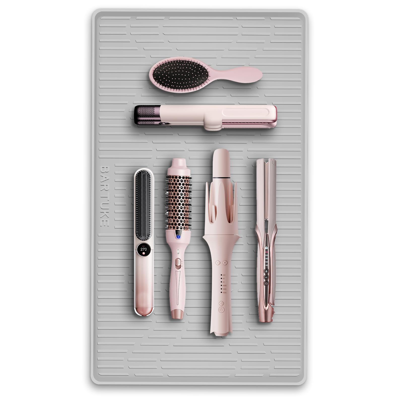 Lorvain 24" x 17" Oversize Silicone Heat Resistant Mat for Hair Tools