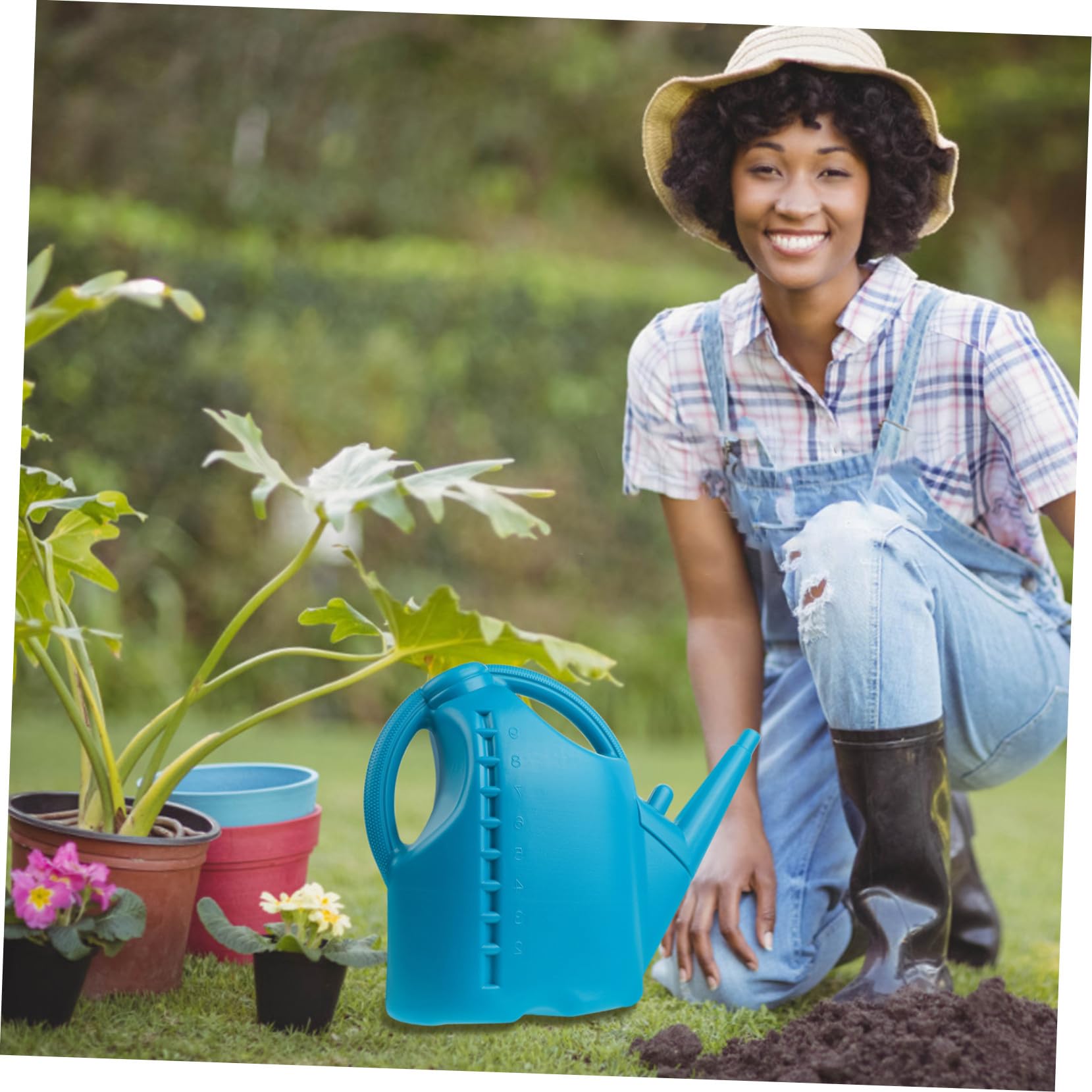 Gießkanne 10l Kunststoff mit Langem Ausgießer und Sprühflasche für Präzise Bewässerung von Zimmerpflanzen und Garten im Freien