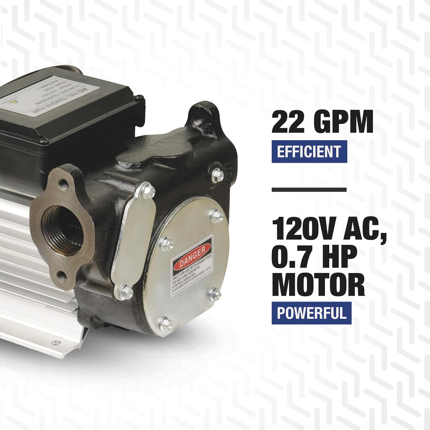Roughneck 120V Fuel Transfer Pump - 22 GPM