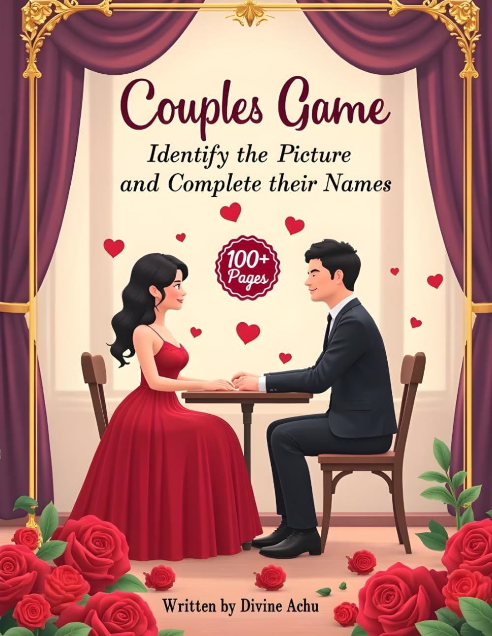 Couple’s Game. Identify the Picture and Complete Their Name: Answers included at the back. Turns simple puzzles into shared memories.