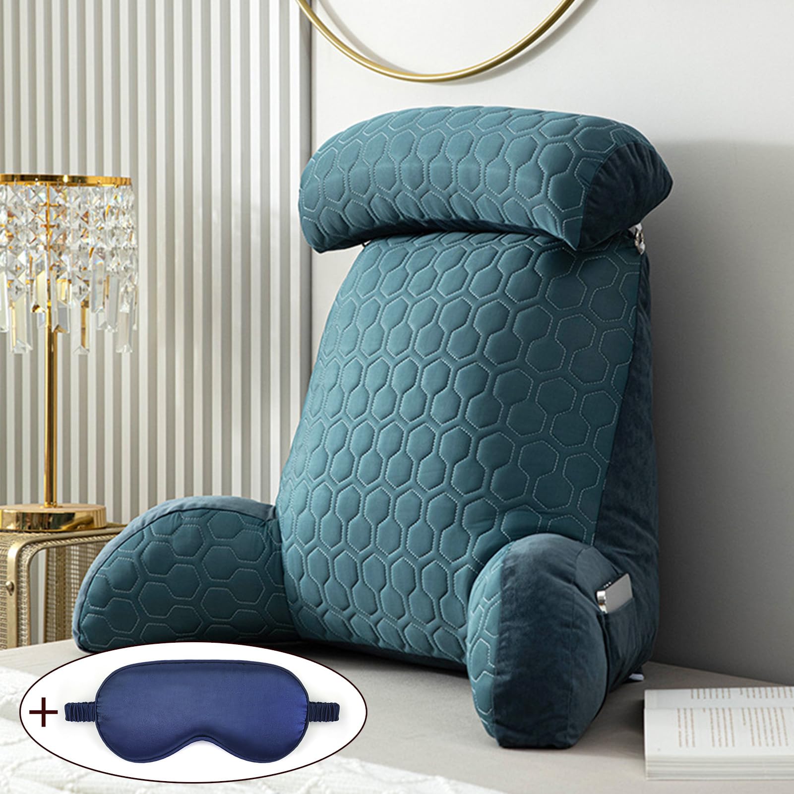 Coussin de lecture haut de gamme avec maintien lombaire optimal