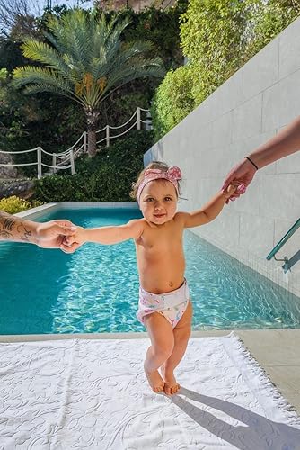 Miniatura 7 de FREDS SWIM ACADEMY Pañales de natación reutilizables unisex para niños pequeños (20 libras - 23 libras), un esencial para piscina y playa para niños