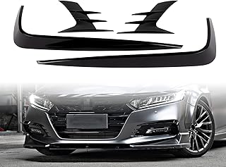 AKASAKA Front Fog Light Eyebrow Lamp Cover Front Bumper Trim Fit for Honda Accord 2018 2019 2020