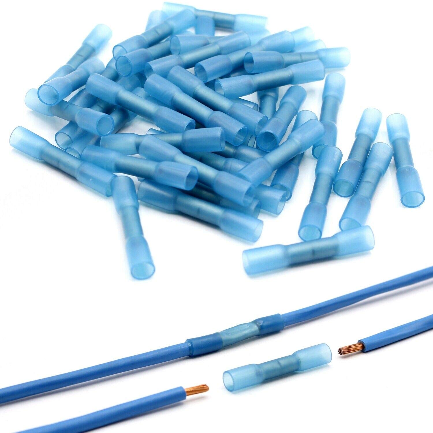 Assortimento Di Connettori Di Testa A Saldare, Blu - 1,5 ... 2,5 - Foto 4