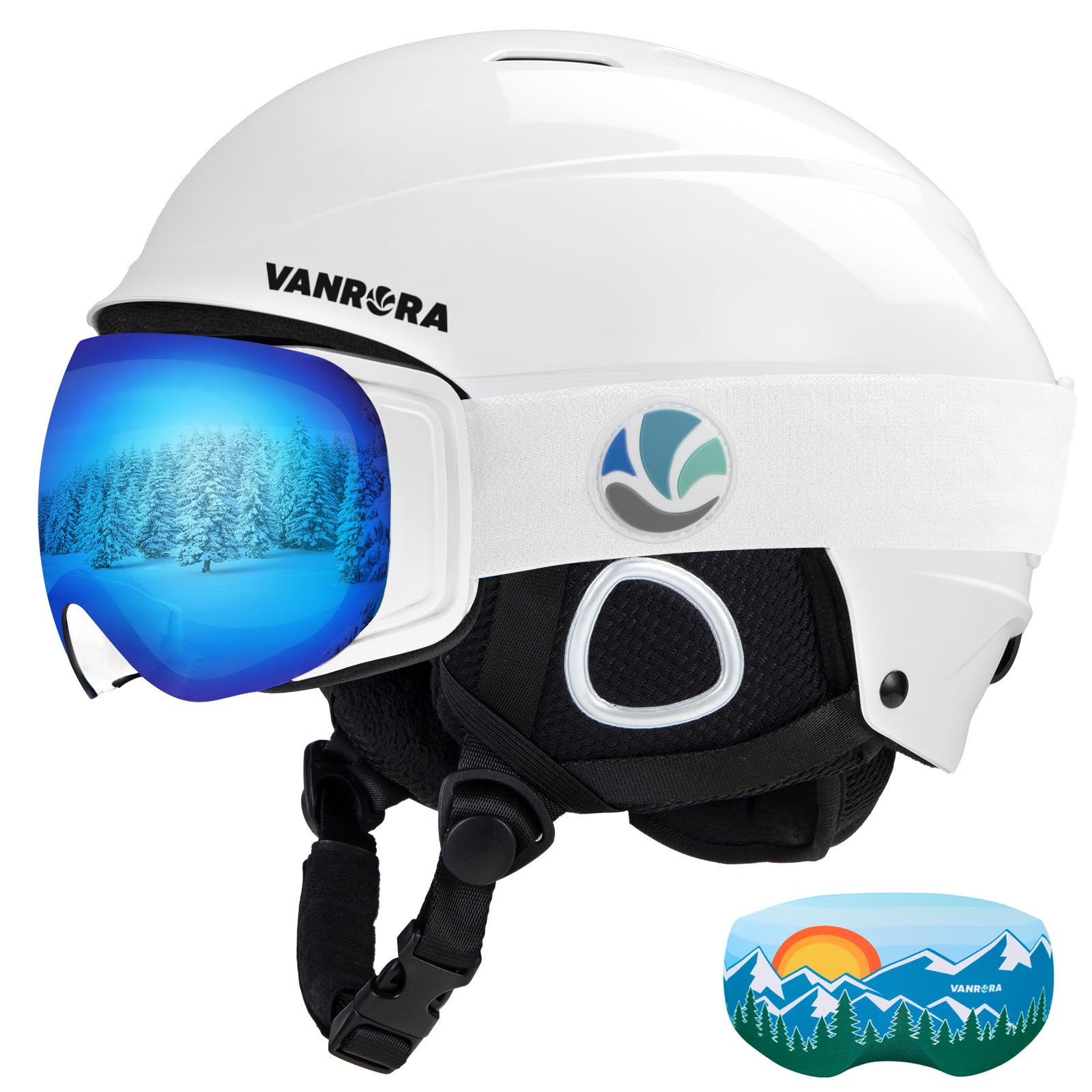 VANRORA Stomper Ski Helmet and Goggles Set