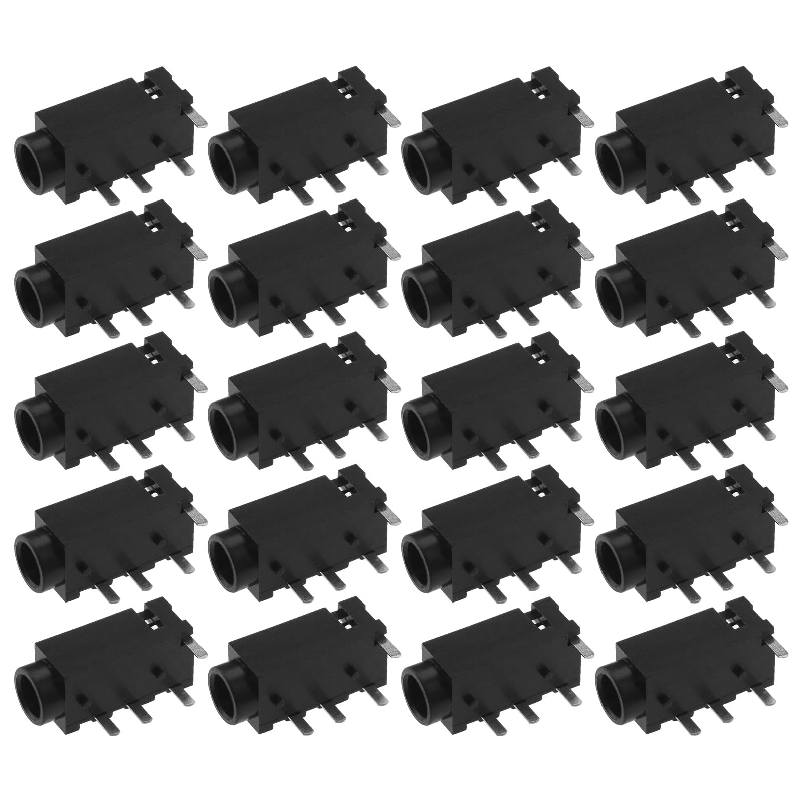 Good Connections Adattatore per cuffie, 2 jack da 3,5 mm a presa jack da 3,5 mm a 4 poli da 3,5 mm, cavo audio a Y per audio e microfono, posizionamento pin