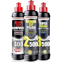 MENZERNA Heavy Cut Compound 400 & Medium Cut Polish 2500 & Super Finish 3500